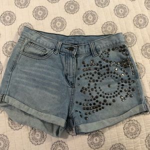 Studded shorts